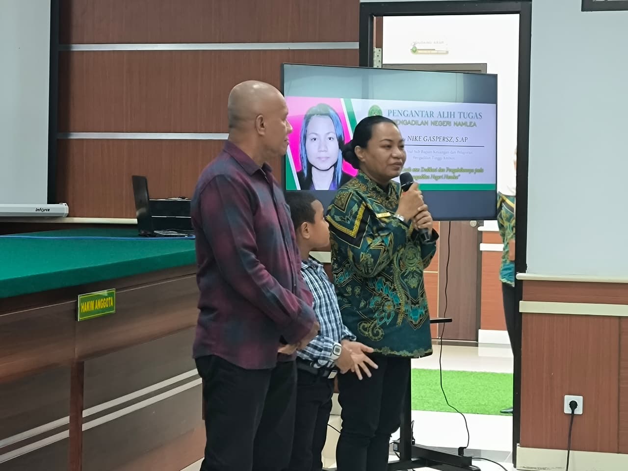 Pengantar Alih Tugas Kasub Bagian Kepegawaian dan Ortala